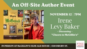 Irene Levy Baker | <i> Cheers to McGillin's </i> 